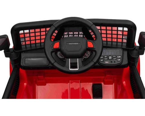 Дитячий акумуляторний позашляховик 4х4 СПОРТИВНИЙ червоний