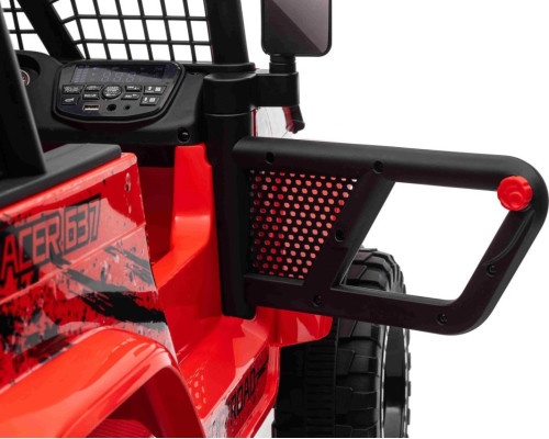 Дитячий акумуляторний позашляховик 4х4 СПОРТИВНИЙ червоний