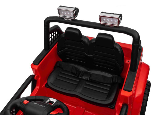 Дитячий акумуляторний позашляховик 4х4 СПОРТИВНИЙ червоний