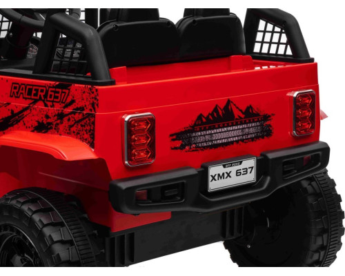 Дитячий акумуляторний позашляховик 4х4 СПОРТИВНИЙ червоний