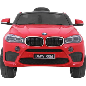 Дитяча акумуляторна машинка BMW X6M Червона