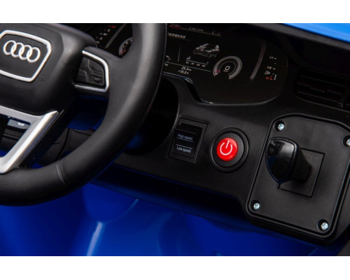 Дитяча акумуляторна машинка Audi Q7 NEW LIFT Синя