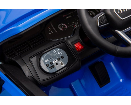 Дитяча акумуляторна машинка Audi Q7 NEW LIFT Синя