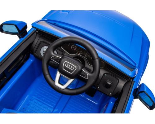 Дитяча акумуляторна машинка Audi Q7 NEW LIFT Синя