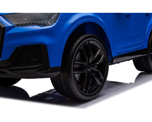 Дитяча акумуляторна машинка Audi Q7 NEW LIFT Синя