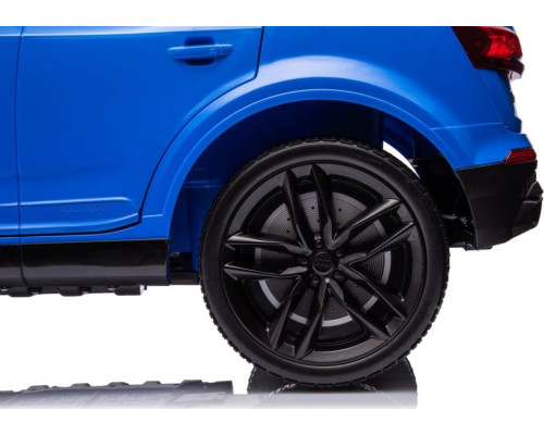 Дитяча акумуляторна машинка Audi Q7 NEW LIFT Синя