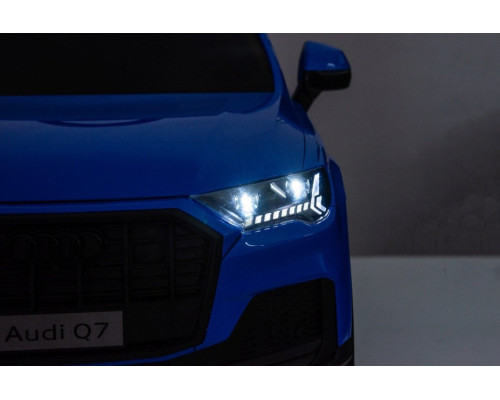 Дитяча акумуляторна машинка Audi Q7 NEW LIFT Синя