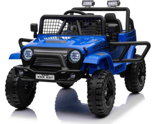 Дитячий акумуляторний позашляховик 4х4 СПОРТИВНИЙ синій