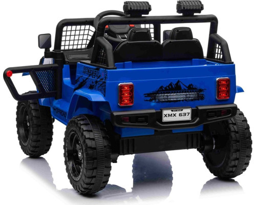 Дитячий акумуляторний позашляховик 4х4 СПОРТИВНИЙ синій