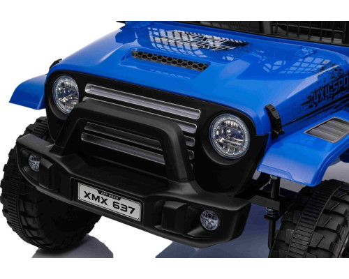 Дитячий акумуляторний позашляховик 4х4 СПОРТИВНИЙ синій