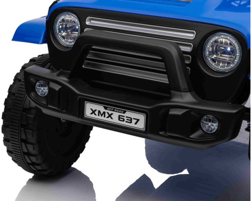 Дитячий акумуляторний позашляховик 4х4 СПОРТИВНИЙ синій