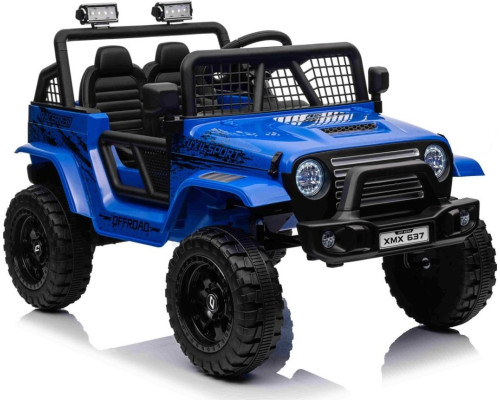 Дитячий акумуляторний позашляховик 4х4 СПОРТИВНИЙ синій