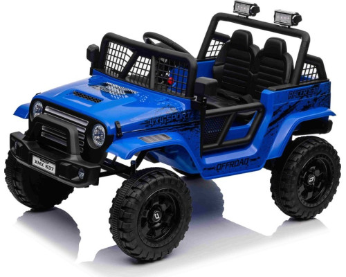 Дитячий акумуляторний позашляховик 4х4 СПОРТИВНИЙ синій