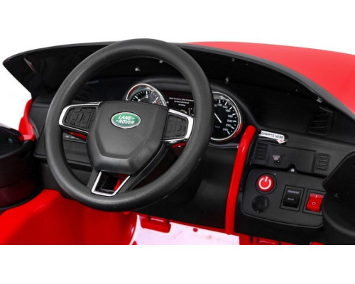 Дитяча акумуляторна машинка Land Rover Discovery Червона