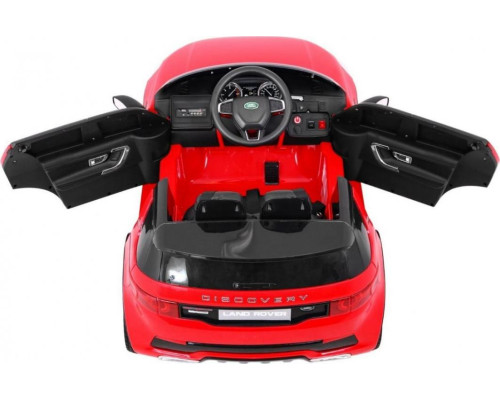 Дитяча акумуляторна машинка Land Rover Discovery Червона