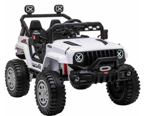 Дитячий акумуляторний позашляховик OFF ROAD Білий