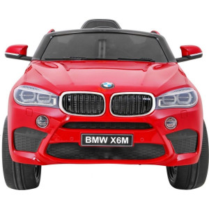 Дитяча акумуляторна машинка BMW X6M Червона