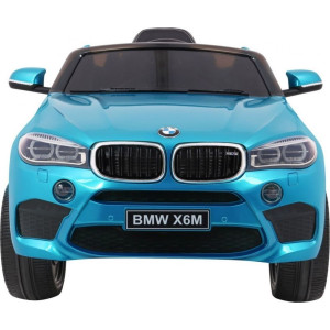 Дитяча акумуляторна машинка  BMW X6M Синя