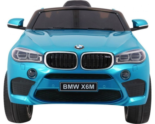 Дитяча акумуляторна машинка  BMW X6M Синя