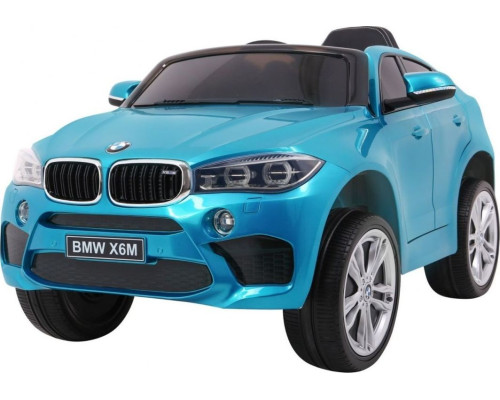 Дитяча акумуляторна машинка  BMW X6M Синя