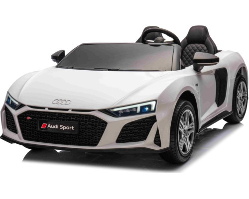 Дитяча акумуляторна машинка Audi Spyder R8 LIFT Біла