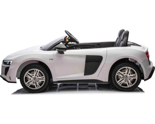 Дитяча акумуляторна машинка Audi Spyder R8 LIFT Біла
