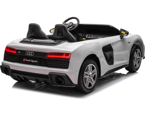 Дитяча акумуляторна машинка Audi Spyder R8 LIFT Біла