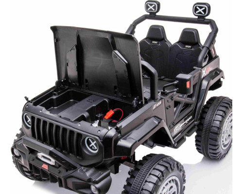Дитячий акумуляторний позашляховик OFF ROAD Чорний