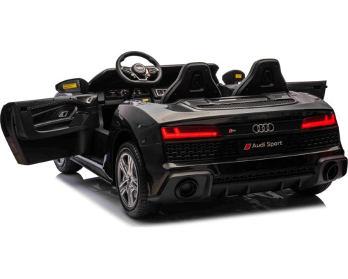 Дитяча акумуляторна машинка Audi Spyder R8 LIFT Чорна