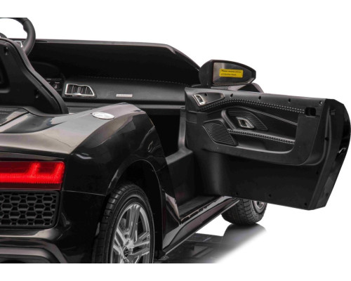 Дитяча акумуляторна машинка Audi Spyder R8 LIFT Чорна
