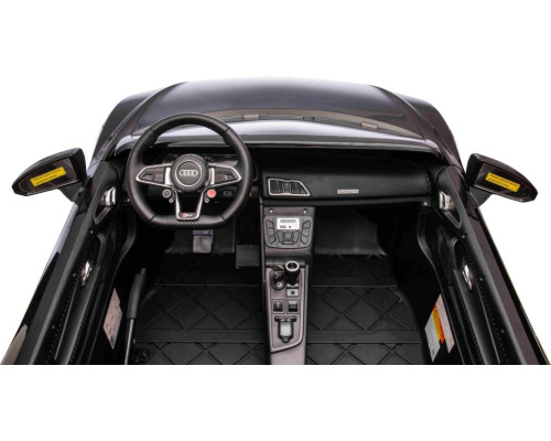 Дитяча акумуляторна машинка Audi Spyder R8 LIFT Чорна
