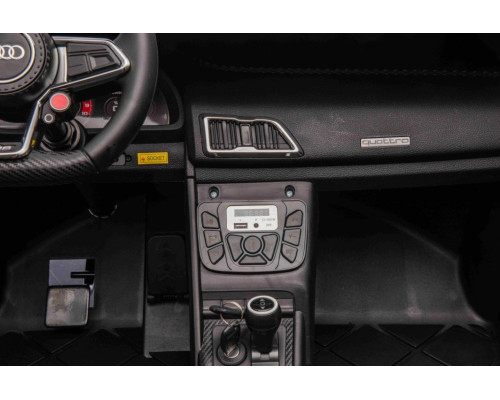 Дитяча акумуляторна машинка Audi Spyder R8 LIFT Чорна