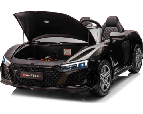 Дитяча акумуляторна машинка Audi Spyder R8 LIFT Чорна