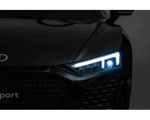 Дитяча акумуляторна машинка Audi Spyder R8 LIFT Чорна