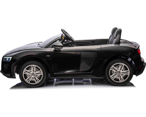 Дитяча акумуляторна машинка Audi Spyder R8 LIFT Чорна