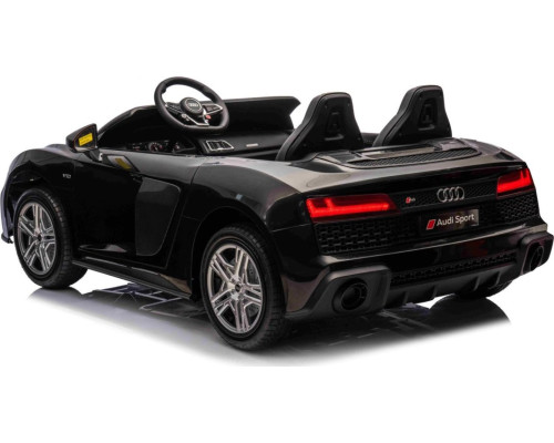 Дитяча акумуляторна машинка Audi Spyder R8 LIFT Чорна
