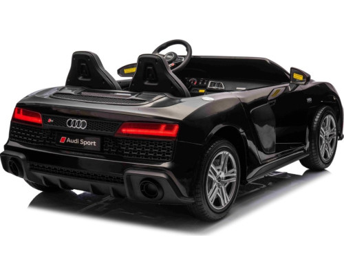Дитяча акумуляторна машинка Audi Spyder R8 LIFT Чорна