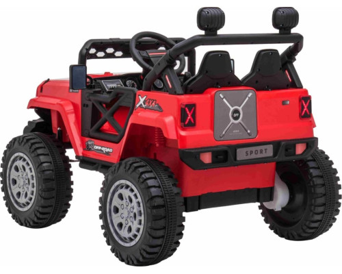 Дитячий акумуляторний позашляховик OFF ROAD Червоний