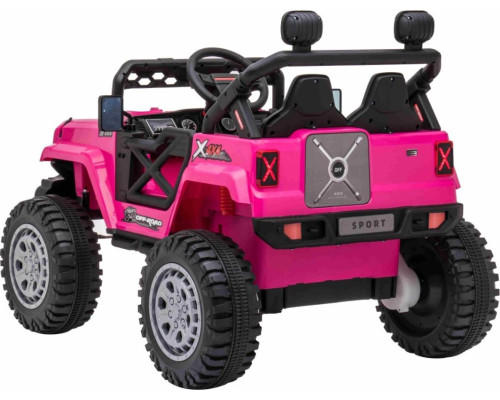Дитячий акумуляторний позашляховик OFF ROAD Рожевий