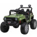 Дитячий акумуляторний позашляховик OFF ROAD Зелений