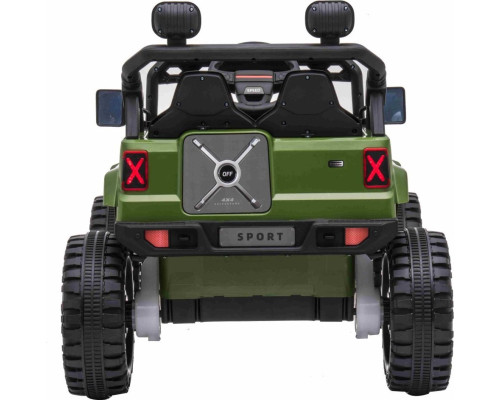 Дитячий акумуляторний позашляховик OFF ROAD Зелений
