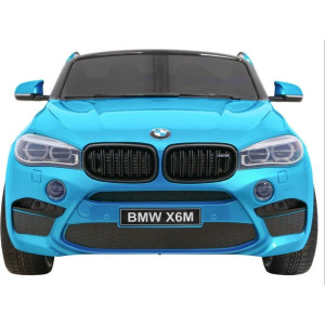Дитяча акумуляторна машинка BMW X6M XXL для 2 дітей Синя