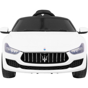 Дитяча акумуляторна машинка Maserati Ghibli Біла