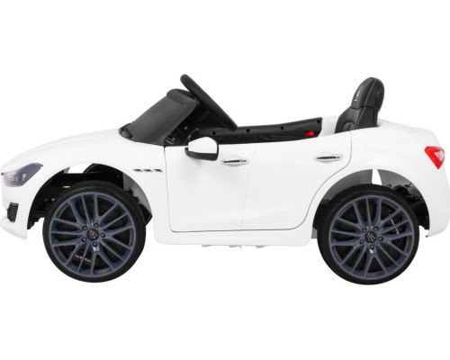 Дитяча акумуляторна машинка Maserati Ghibli Біла