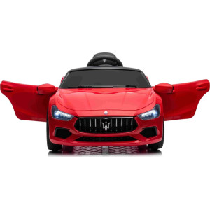 Дитяча акумуляторна машинка Maserati Ghibli на акумуляторі Червона
