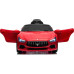 Дитяча акумуляторна машинка Maserati Ghibli на акумуляторі Червона