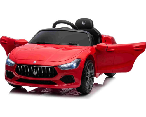 Дитяча акумуляторна машинка Maserati Ghibli на акумуляторі Червона