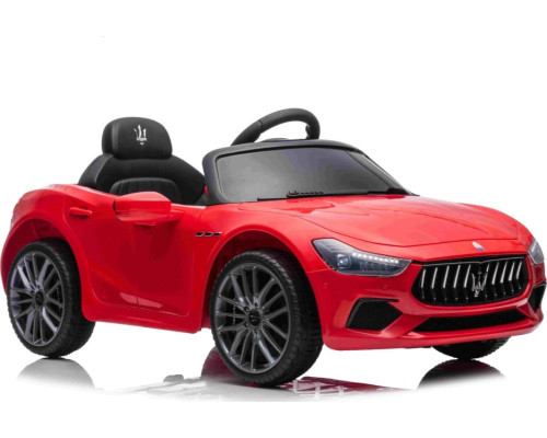 Дитяча акумуляторна машинка Maserati Ghibli на акумуляторі Червона