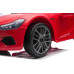Дитяча акумуляторна машинка Maserati Ghibli на акумуляторі Червона