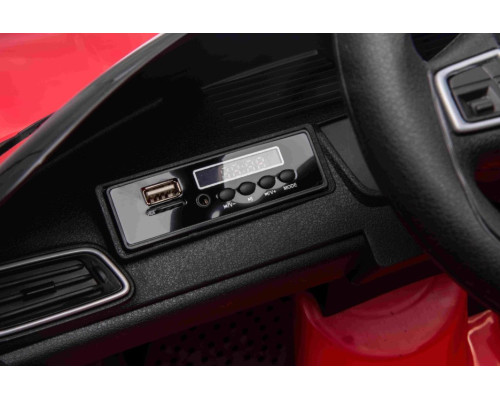 Дитяча акумуляторна машинка Maserati Ghibli на акумуляторі Червона